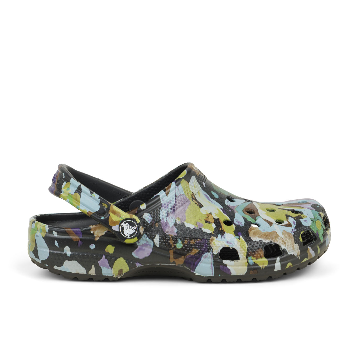 01 - CLASSIC PAINTED FLORAL CLOG - CROCS - - Synthétique