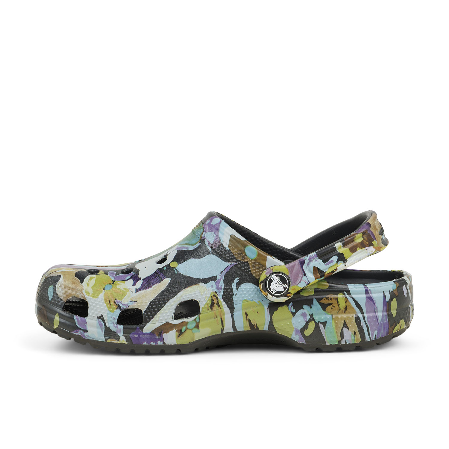 04 - CLASSIC PAINTED FLORAL CLOG - CROCS - - Synthétique