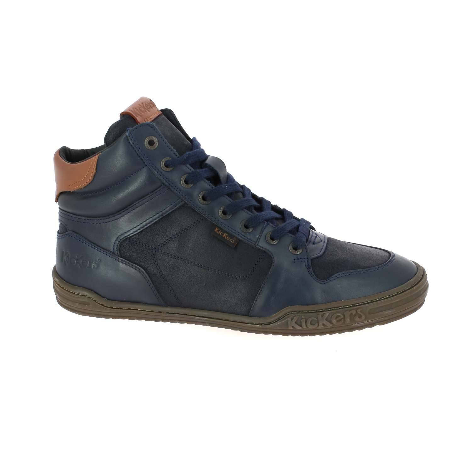 02 - JUNGLEHIGH - KICKERS - Chaussures à lacets - Cuir