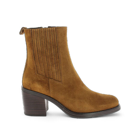 Camden Alpe Leopard Boots MILITARE 2609 Marron, Chelsea Boots Alpe